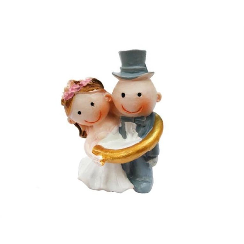 Toptan Yüzük İçinde Gelin Damat Toptan Nikah Şekeri Malzemeleri