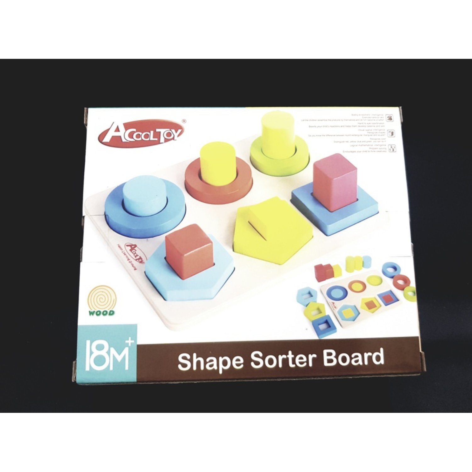 Toptan Zeka Geliştirici Oyuncak Geometrik Şekil Yerleştirme Oyunu