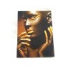 Toptan Zenci Kadın Kanvas Tablo Işıklı 30x40 cm