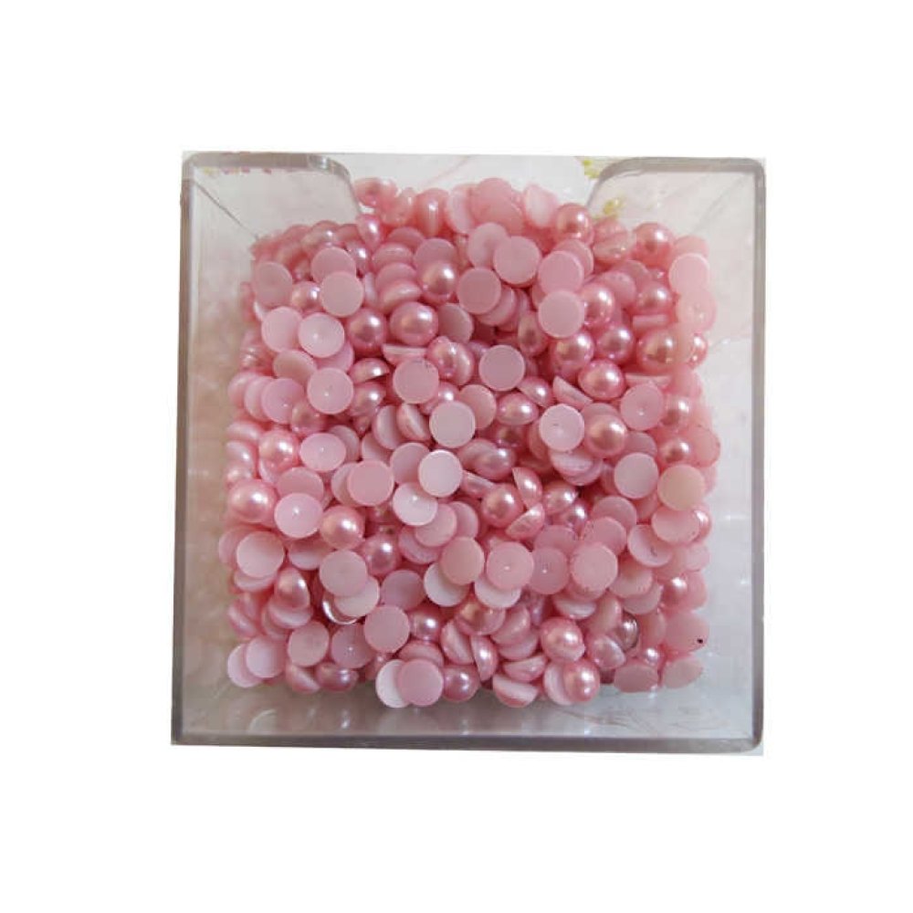 YARIM İNCİ YUVARLAK PEMBE 12mm PK:680 AD(250gr)-80