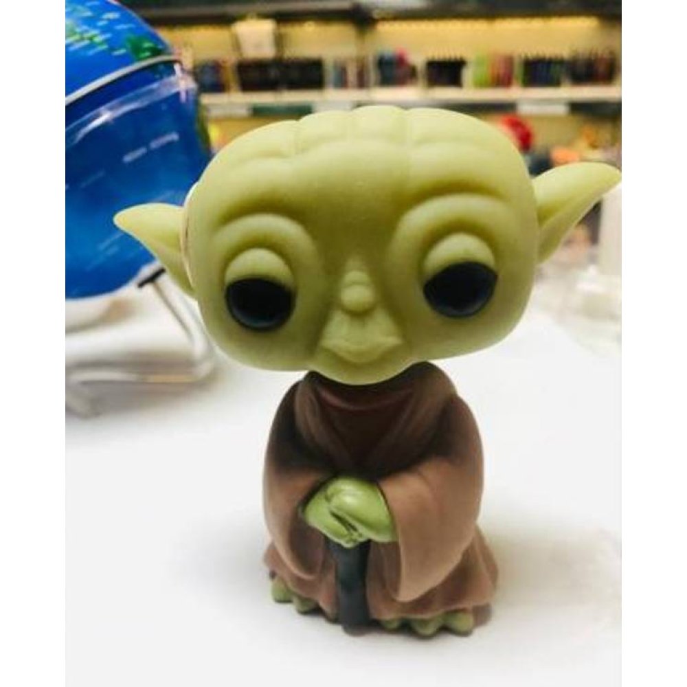 Yoda Kafası Yaylı Hareketli Figür