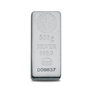Nadir Metal Rafinerisi Ürünü Uluslararası Geçerli Sertifikalı Faturalı 999.9 Saf Külçe Gümüş