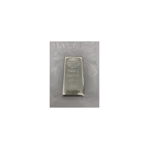 Uluslararası Geçerli Sertifikalı Faturalı 1000 gram 999.9 Saf Külçe Gümüş