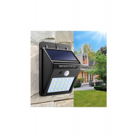 Maxilife Güneş Enerjili Hareket Sensörlü 20 Ledli Duvar Lambası