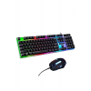 Hg1b Set Kablolu Led Işıklı Oyuncu Klavye & Mouse Seti
