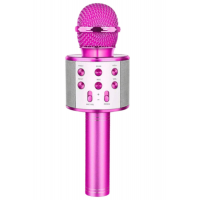 Karaoke Mikrofon Bluetooth Aux Usb Sd Kart Girişli (WS-858)