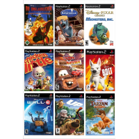 Playstatıon 2 - Dısney Çocuk Oyunları 9 Oyunluk Set - Sadece Çipli Cihazlar Için!