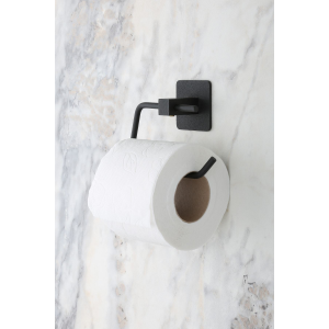 Kare Yapışkanlı Siyah Açık Tuvalet Kağıtlığı Wc Kağıtlık Tutucu