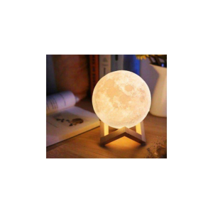 3d Standlı Ay Gece Lambası Dekoratif Küre Led