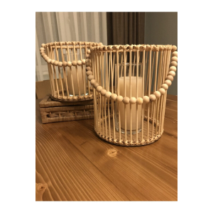 Bambu Çubuk Fener Sepet