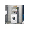 Çamaşır Makinası Üstü Düzenleyici Raf Beyaz 3 Raflı Banyo Düzenleyici