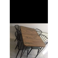 Yemek Masa Takımı, 70x110 Masa Ve 4 Güneş Sandalye