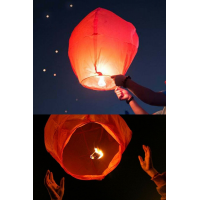 Dilek Feneri Gece Gökyüzü Dilek Balonu