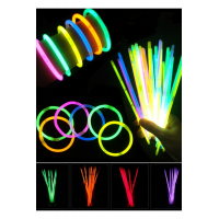 50 Adet Floresan Işık Kızdırma Çubukları Bileklik Parti Neon Düğün Partisi Konser Doğum Günü Parti
