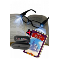 Led Işıklı Kitap Okuma Gözlüğü Camsız Gözlük