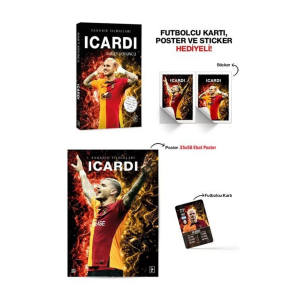 Icardi Sahanın Yıldızları / Futbolcu Kartı, 35x50 cm Ebat Poster ve Stıcker Hediyeli!