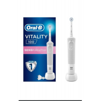 Vitality D100 Box Beyaz Şarj Edilebilir Diş Fırçası Sensi Ultrathin