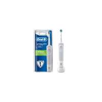 Vitality D100 Şarj Edilebilir Cross Action White Elektrikli Diş Fırçası
