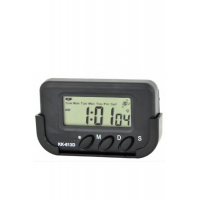Küçük Dijital Masa Saati Araba Saati Alarm Kronometre Araç Içi Mını Dijital Saat Kronometreli