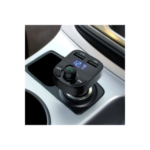 Car X8 Araç Fm Transmitter 5.0 Bluetooth Araç Kiti Usb Mp3 Sd Kart Çakmaklık Girişli 2023 Model