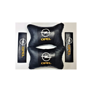 Opel Papyon Yastık Boyun Yastığı + Emniyet Kemeri Kılıfı Takım