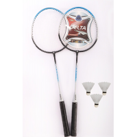 2 Adet Badminton Raketi İle 3 Adet Badminton Topu Ve Deluxe Badminton Çantası Çiftler İçin Set