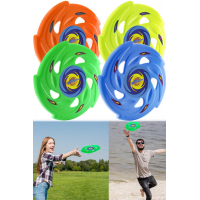 4lü Frisbee Frizbi Fırlatma Diski Disk Atma Oyunu Çocuk Yetişkin Plaj Bahçe Oyuncak 24 Cm