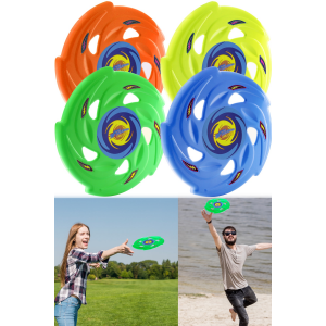 4lü Frisbee Frizbi Fırlatma Diski Disk Atma Oyunu Çocuk Yetişkin Plaj Bahçe Oyuncak 24 Cm