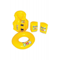 Unisex Çocuk Sarı Yüzme Seti