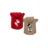 Kapişonlu Polar Sweatshirt Köpek Ve Kedi Kıyafeti & Elbisesi - Buggs & Mickey 2'li Fırsat Paketi