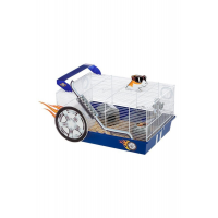 Dragster Yarış Arabası Temalı Hamster Kafesi 50x35x25 Cm