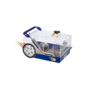 Dragster Yarış Arabası Temalı Hamster Kafesi 50x35x25 Cm