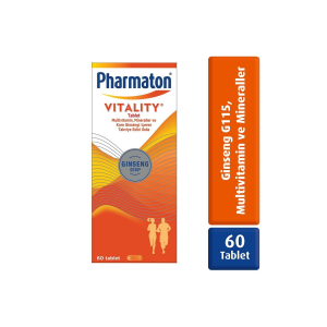 Vitality 60 Tablet - Ginseng G115, Multivitamin ve Mineraller