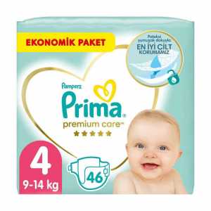 Prima Premium Care Bebek Bezi No:4 Maxi 46 Adet Jumbo Paket