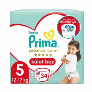 Prima Premium Care Bebek Bezi No:5 Junior 34 Adet İkiz Paket