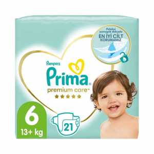 Prima Premium Care Bebek Bezi No:6 XL 21 Adet İkiz Paket