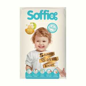 Soffio Baby Diaper No:5 Junior 8 Pieces