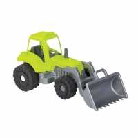 Oyuncak Mini Traktör Kepçe Gri Yeşil