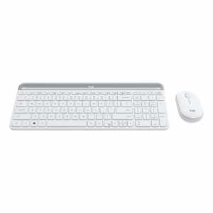 Logitech Sessiz Kablosuz Klavye&Mouse Seti Beyaz