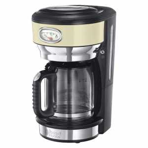 Russell Hobbs 21702-56 1000 W 1.25 L 10 Cup Capacity Coffee Machine Cream