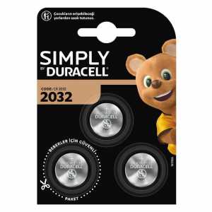 Duracell Simply 2032 Coin Cell Battery 3