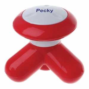 Pecky Mini Massager Red
