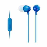 Sony MDR-EX15APL In-Ear Headphones with Microphone Blue