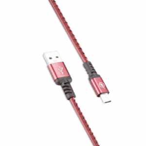 Piranha USB Kablo Açık Kırmızı
