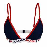 Tommy Hilfiger UW0UW03351-DW5 Women's Bikini Top Navy Blue
