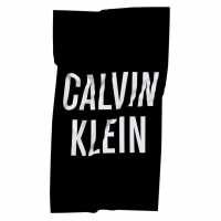 Calvin Klein KU0KU00089-BEH Erkek Havlu Siyah