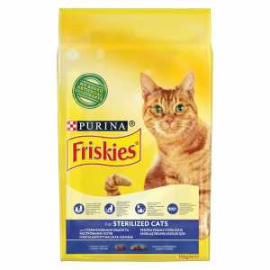 Friskies Sterile Cat Food with Salmon 10 kg
