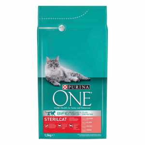 Purina One Sterile Salmon Cat Food 1.5 Kg
