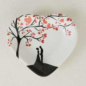 Keramika Heart Cookie White