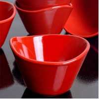 Keramika Kırmızı Bayrak Tigela Çerezlik/sosluk 11 cm 6 adet